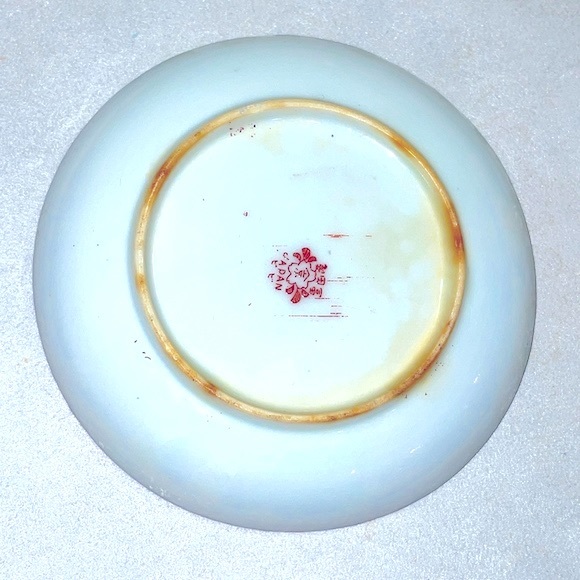 Antique Porcelain Hand Painted Cup & Saucer Early 1900’s Japanese Geisha Scene - Picture 9 of 10